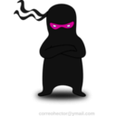 download Ninja clipart image with 270 hue color