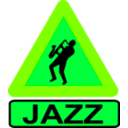 download Caution Jazz clipart image with 90 hue color