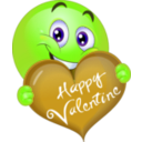download Happy Valentine Boy Smiley Emoticon clipart image with 45 hue color