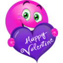 download Happy Valentine Boy Smiley Emoticon clipart image with 270 hue color