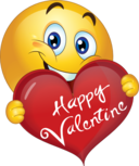 Happy Valentine Boy Smiley Emoticon