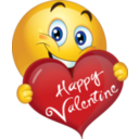 download Happy Valentine Boy Smiley Emoticon clipart image with 0 hue color