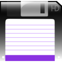 download Floppy Disk clipart image with 270 hue color