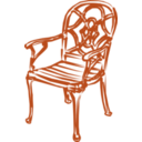 download Blue Chair clipart image with 180 hue color