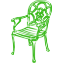 download Blue Chair clipart image with 270 hue color