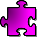 download Green Jigsaw Piece 12 clipart image with 180 hue color
