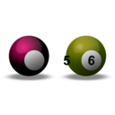 download Snooker Balls clipart image with 315 hue color