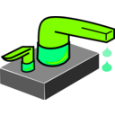 download Faucet clipart image with 270 hue color
