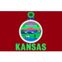 download Flag Of Kansas clipart image with 90 hue color