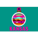 download Flag Of Kansas clipart image with 270 hue color