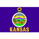download Flag Of Kansas clipart image with 0 hue color