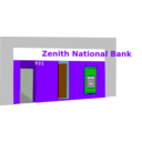 download Bank And Atm clipart image with 270 hue color
