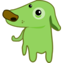 download Dog clipart image with 45 hue color