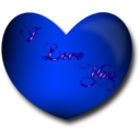download Heart I Love You clipart image with 225 hue color