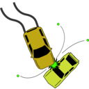 download Car Accident clipart image with 45 hue color