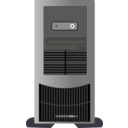 download Computer Tower clipart image with 180 hue color