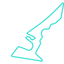 download Circuit Of The Americas clipart image with 180 hue color