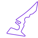 download Circuit Of The Americas clipart image with 270 hue color