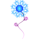 download Sunny Crazy Flower clipart image with 180 hue color