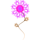 download Sunny Crazy Flower clipart image with 270 hue color