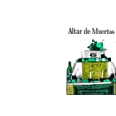 download Altar De Muertos clipart image with 135 hue color