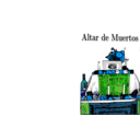 download Altar De Muertos clipart image with 180 hue color
