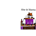 download Altar De Muertos clipart image with 0 hue color