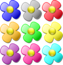 Game Marbles Flowers