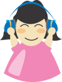 Girl With Headphone2