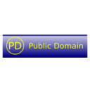 download Public Domain Badge clipart image with 0 hue color