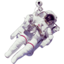 download Astronaut Small Version clipart image with 0 hue color