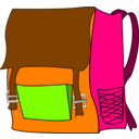 download Bag clipart image with 90 hue color