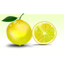 download Lemon clipart image with 0 hue color