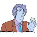 download Packard Jennings Explaining Stuff 1 Of 2 clipart image with 180 hue color