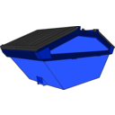 download Litterbin clipart image with 180 hue color