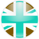 download United Kingdom Flag clipart image with 180 hue color
