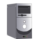 download Computer System Case clipart image with 0 hue color