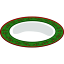 download Christmas Plate clipart image with 0 hue color