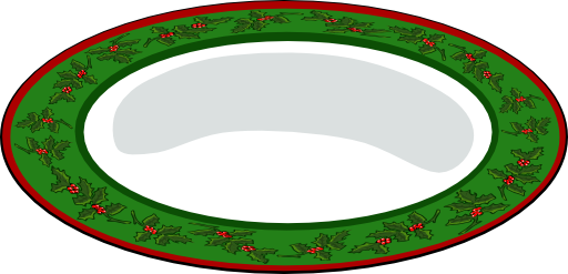 Christmas Plate Clipart I2clipart Royalty Free Public Domain Clipart
