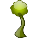 download Glossy Tree 2 clipart image with 45 hue color