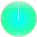 download Mac Clock clipart image with 135 hue color