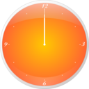 download Mac Clock clipart image with 0 hue color
