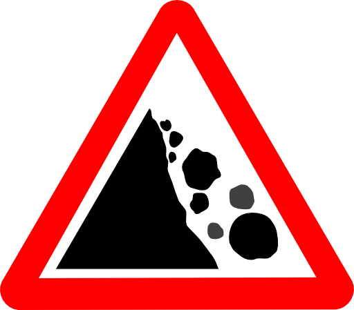 Roadsign Falling Rocks