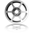 download Alloy Wheel clipart image with 0 hue color