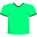 download T Shirt Blue clipart image with 270 hue color