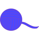 download Pink Ball Of Yarn clipart image with 270 hue color