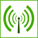 download Eco Green Wifi Pollution Icon clipart image with 0 hue color