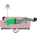 download Sleeping clipart image with 315 hue color