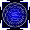 download Sri Yantra clipart image with 0 hue color