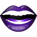 download Laughing Mouth Smiley Emoticon clipart image with 270 hue color